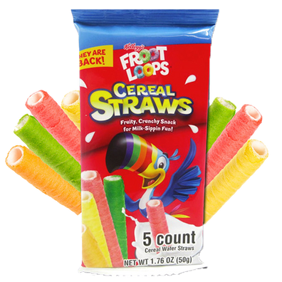 Froot Loops Cereal Straws
